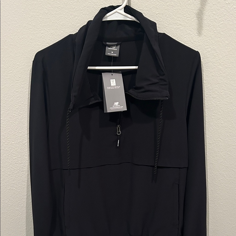 New Balance Black Half-Zip Pullover